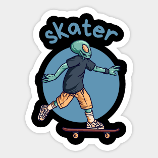 Skater Sticker